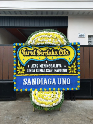 Papan Bunga Duka di Payo Lebar